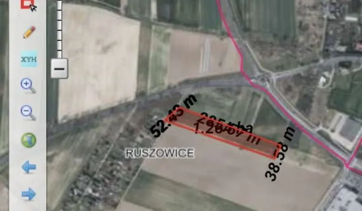 Działka inwestycyjna Ruszowice