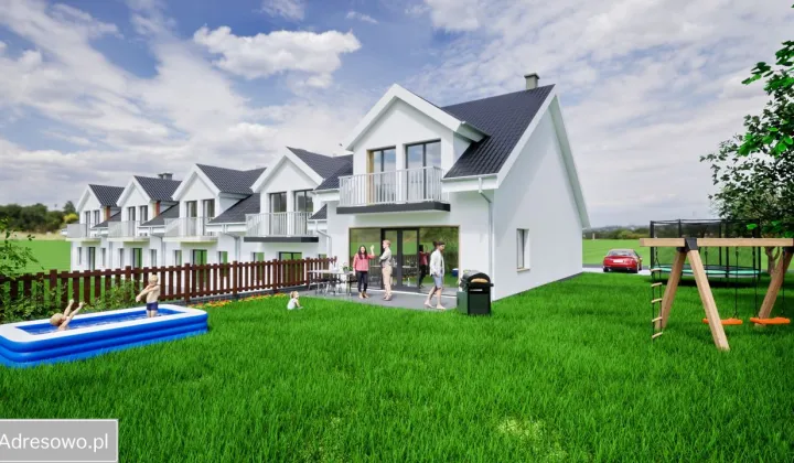 dom szeregowy, 4 pokoje Przęsocin, ul. Ptasia