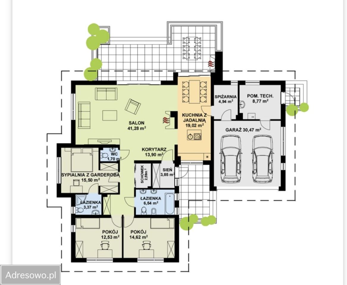 dom wolnostojący, 4 pokoje Skrzynki. Zdjęcie 4