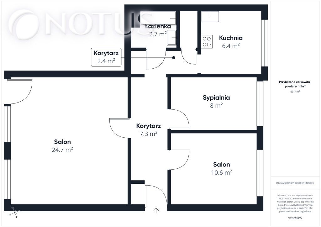 Mieszkanie 3-pokojowe Oświęcim, ul. Szpitalna. Zdjęcie 5
