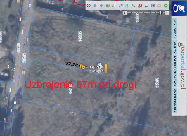 Działka inwestycyjna Orle, ul. Wesoła. Zdjęcie 12