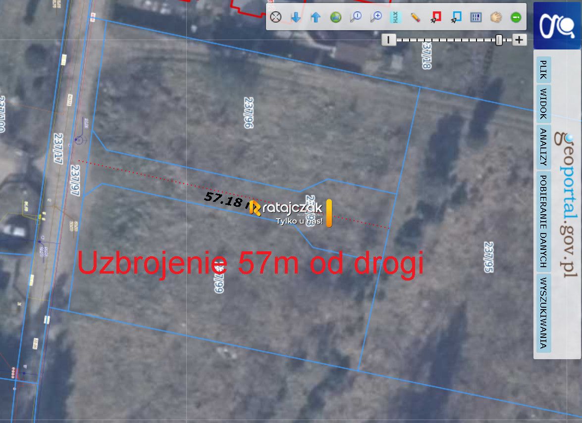 Działka inwestycyjna Orle, ul. Wesoła. Zdjęcie 12