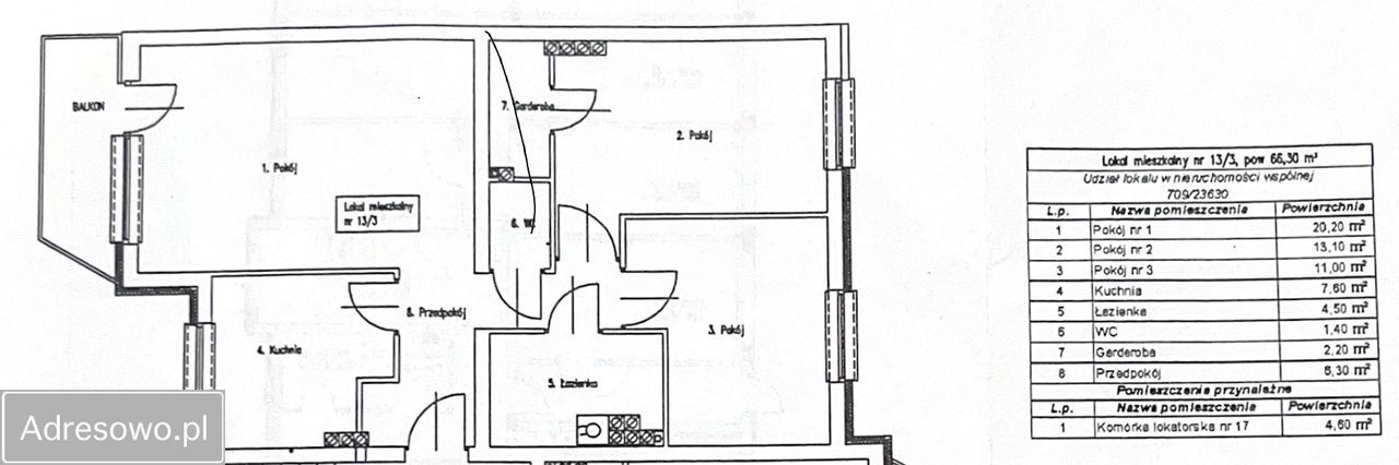 Mieszkanie 3-pokojowe Wrocław Fabryczna, ul. Pucka. Zdjęcie 15