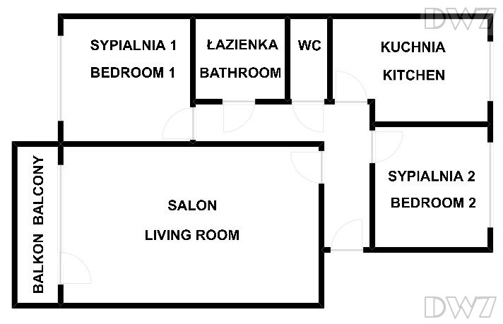 Mieszkanie 3-pokojowe Kraków Prądnik Czerwony, ul. Dobrego Pasterza. Zdjęcie 22