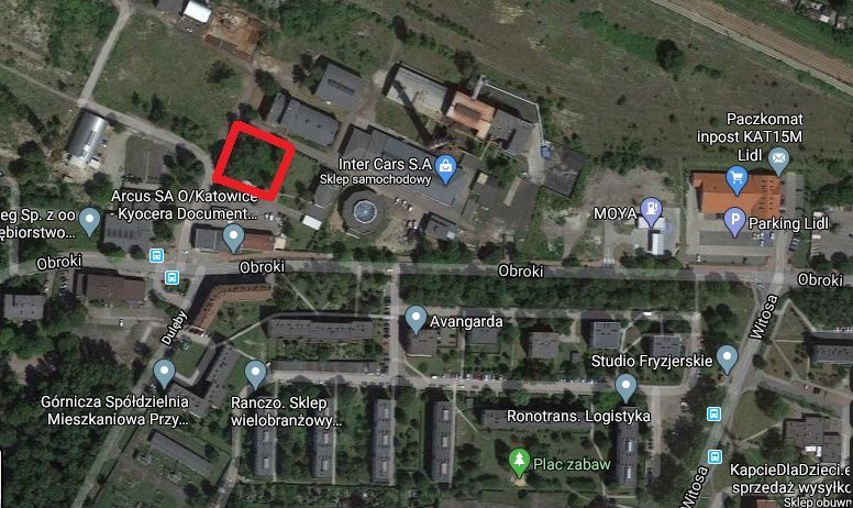 Działka budowlana Katowice os. Witosa, ul. Obroki. Zdjęcie 2