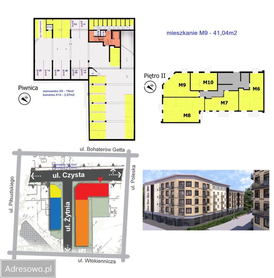 Mieszkanie 2-pokojowe Białystok Centrum, ul. Czysta. Zdjęcie 8