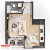 Mieszkanie 1-pokojowe Kielce