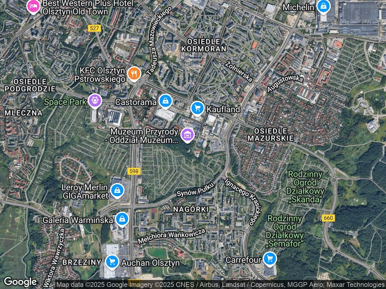 Działka rekreacyjna Olsztyn Nagórki, ul. Metalowa