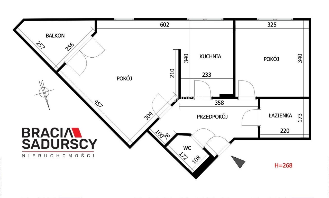 Mieszkanie 2-pokojowe Kraków Dębniki, ul. prof. Michała Bobrzyńskiego. Zdjęcie 3