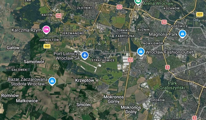 Działka rod Wrocław Strachowice, ul. Strachowicka