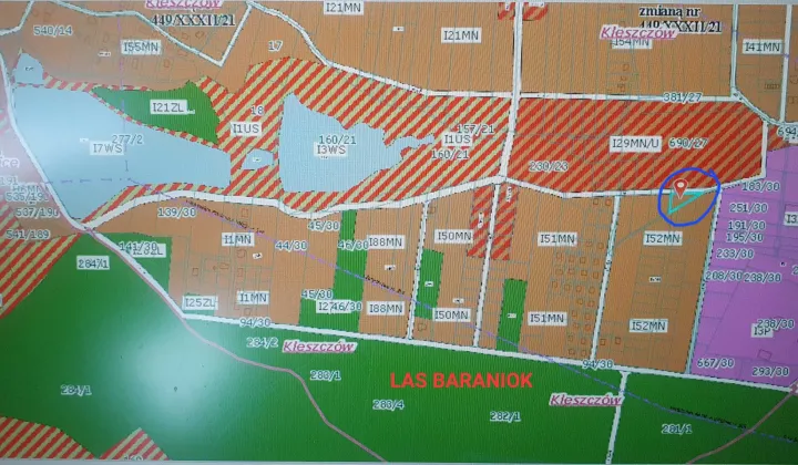 Działka budowlana Żory Kleszczów