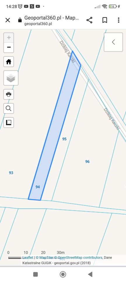 Działka rolna Słubica-Wieś, ul. Dzikiej Kaczki. Zdjęcie 2