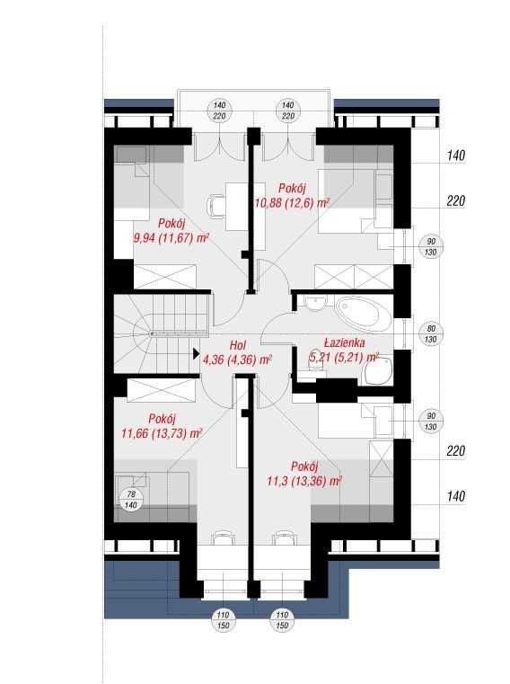 bliźniak, 5 pokoi Czaple, ul. Pomorska. Zdjęcie 7