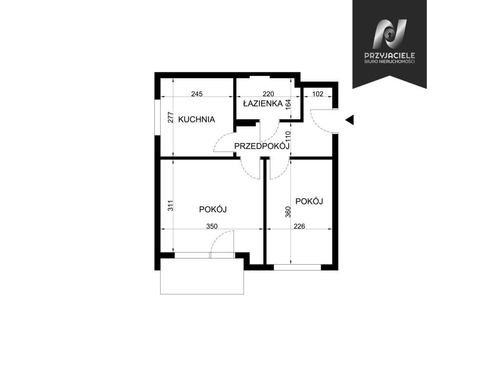 Mieszkanie 2-pokojowe Gdańsk Osowa, ul. Eugeniusza Kwiatkowskiego. Zdjęcie 6