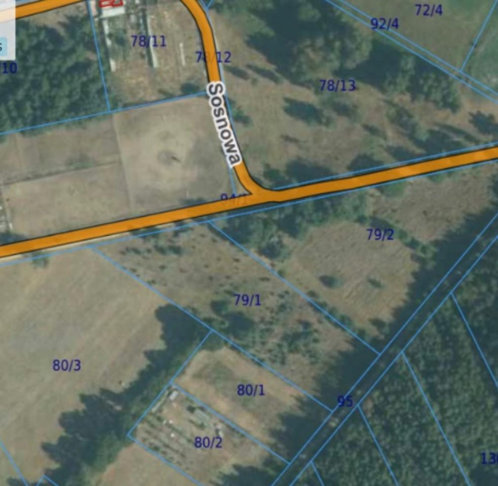 Działka rolno-budowlana Szczecinek Raciborki, ul. Sosnowa. Zdjęcie 3