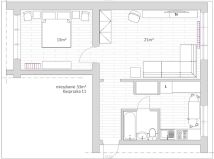Mieszkanie 2-pokojowe Łódź Polesie, ul. Marcina Kasprzaka. Zdjęcie 1