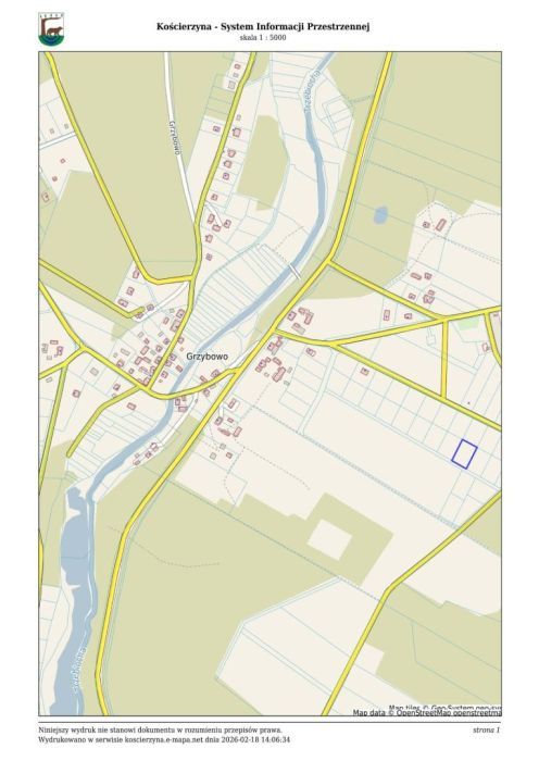 Działka budowlana Grzybowo. Zdjęcie 4