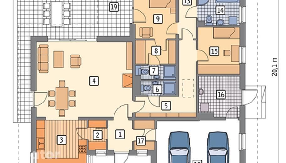 dom wolnostojący, 4 pokoje Zielona Góra Ochla, ul. Ochla-Bukowa. Zdjęcie 9