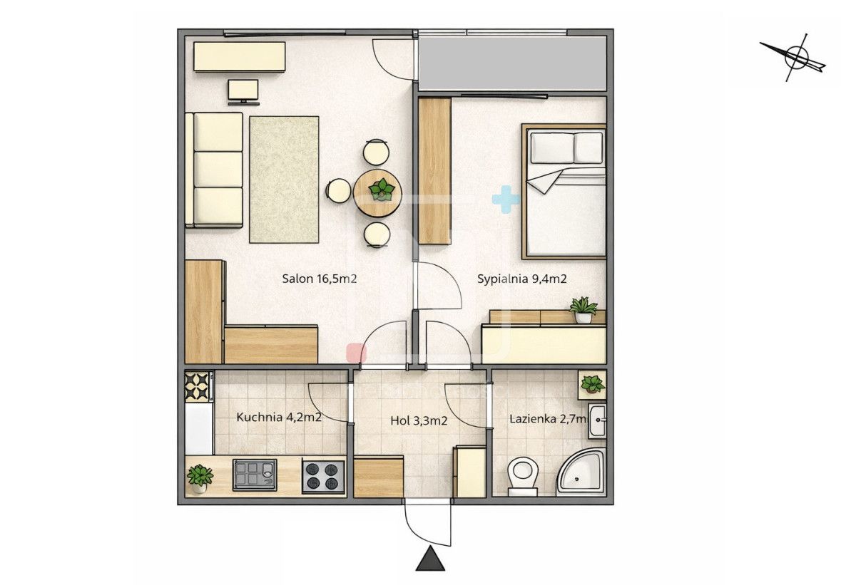 Mieszkanie 2-pokojowe Warszawa Ochota, ul. Aleje Jerozolimskie. Zdjęcie 4