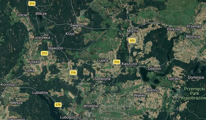 Działka budowlana Łupice