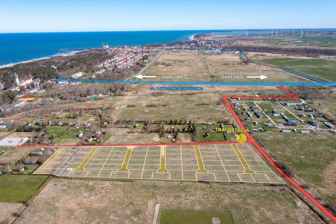 Działka rekreacyjna Darłowo, ul. Lotników Morskich. Zdjęcie 3