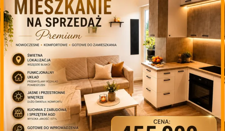 Mieszkanie 3-pokojowe Brodnica, ul. Władysława Łokietka