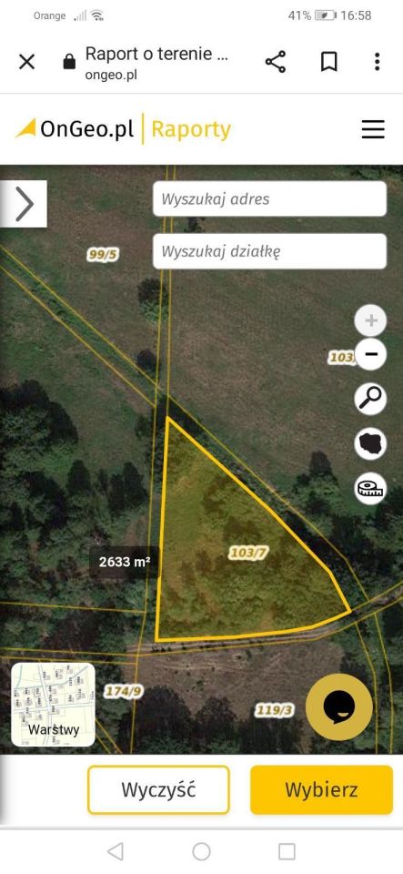 Działka leśna Bieniew. Zdjęcie 4