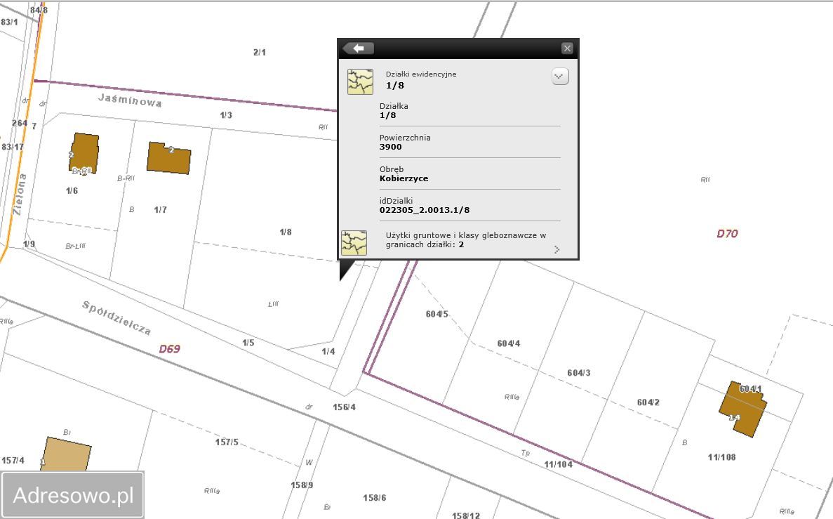 Działka budowlana Kobierzyce, ul. Jaśminowa. Zdjęcie 3