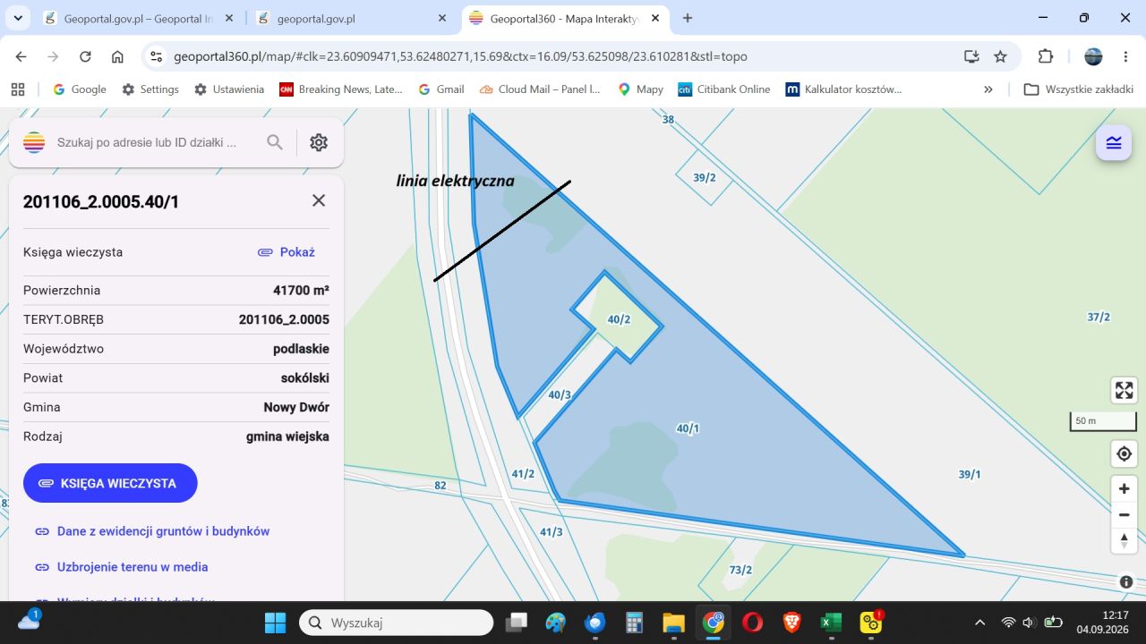 Działka rolna Chworościany. Zdjęcie 1