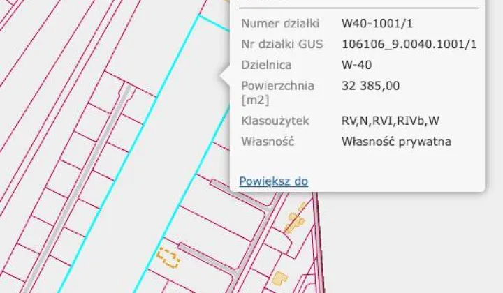 Działka inna Łódź Andrzejów, Rzeźna
