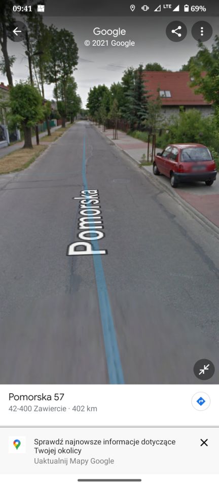 Działka budowlana Zawiercie Centrum, ul. Pomorska