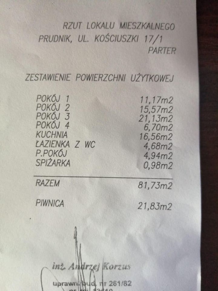 Mieszkanie 5-pokojowe Prudnik, ul. Kościuszki. Zdjęcie 2