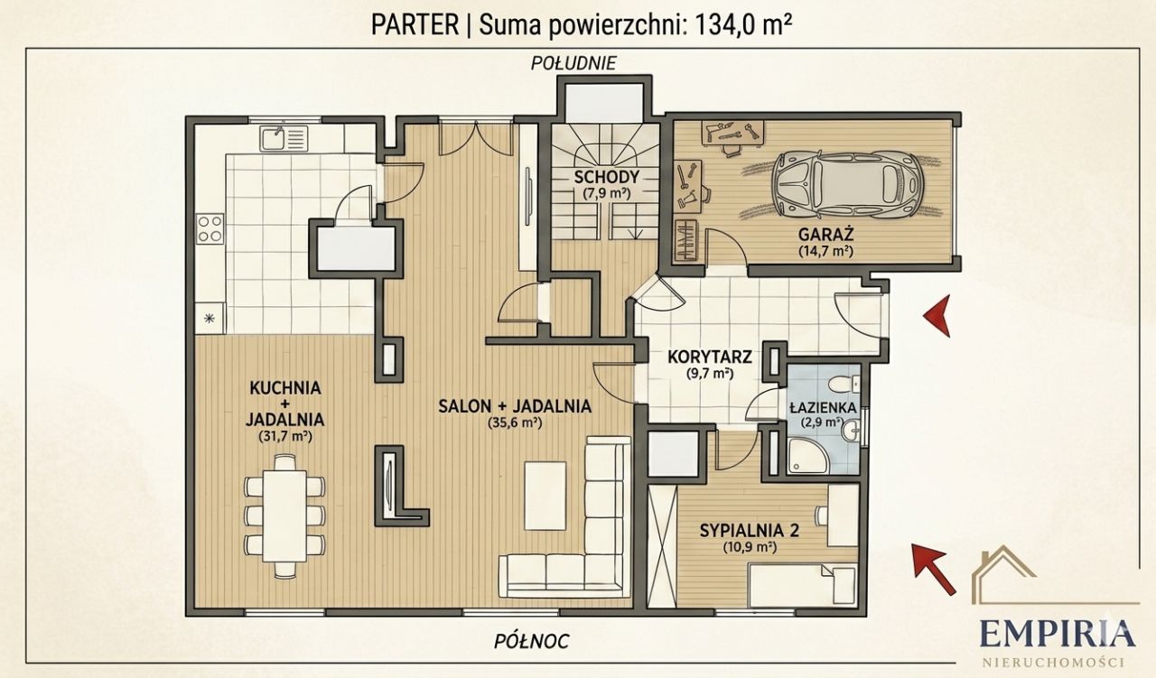 dom wolnostojący, 9 pokoi Czerwonak. Zdjęcie 22