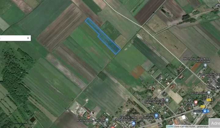 Działka rolna Sadlinki