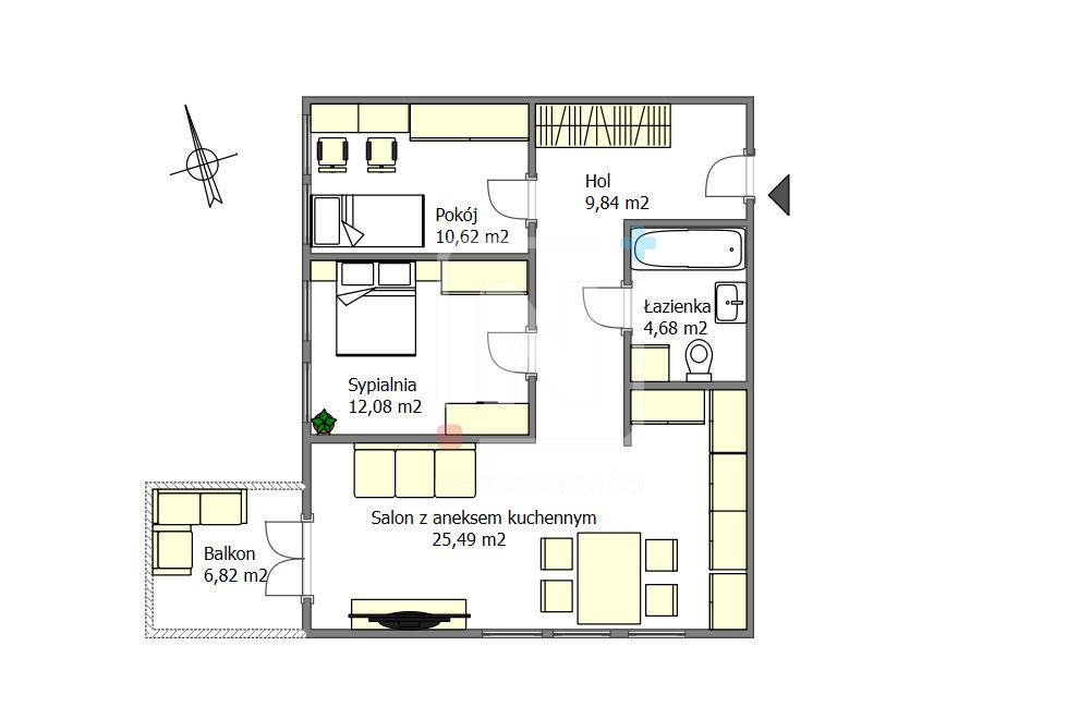 Mieszkanie 3-pokojowe Warszawa Włochy, ul. Szczęsna. Zdjęcie 13