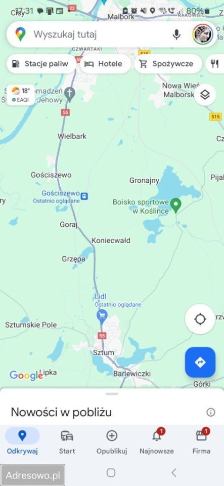 Działka budowlana Koniecwałd. Zdjęcie 8