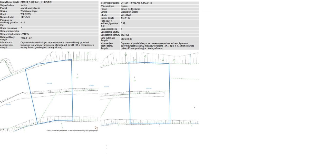 Działka budowlana Wodzisław Śląski Wilchwy. Zdjęcie 3