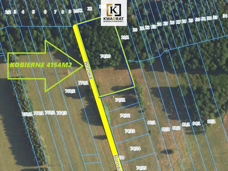 Działka budowlana Kobierne, ul. Ułańska. Zdjęcie 3