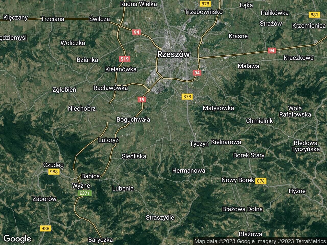 Działka budowlana Rzeszów Budziwój, ul. Miejska