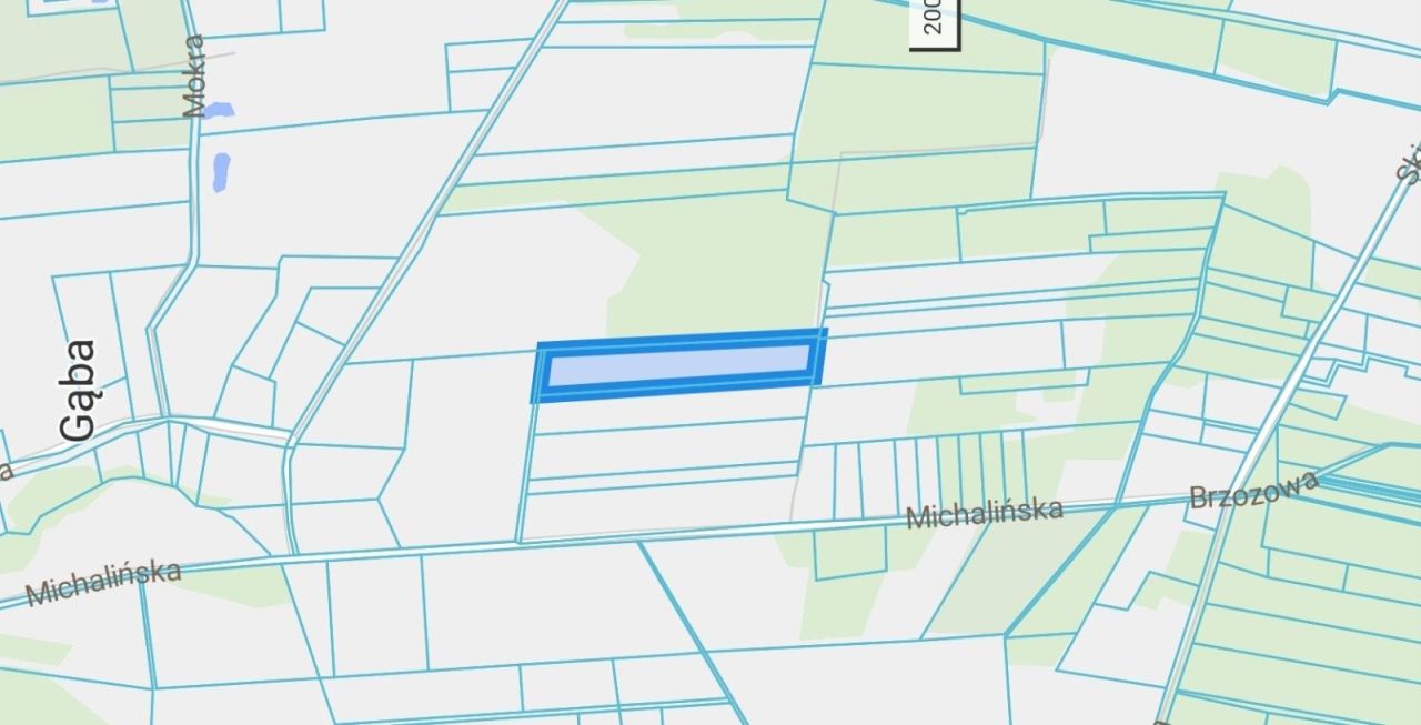 Działka rolno-budowlana Gąba