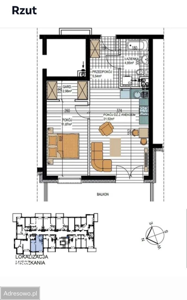Mieszkanie 2-pokojowe Olsztynek, ul. Mazurska. Zdjęcie 9