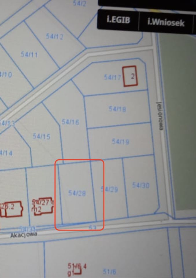 Działka budowlana Borowo, ul. Akacjowa. Zdjęcie 3