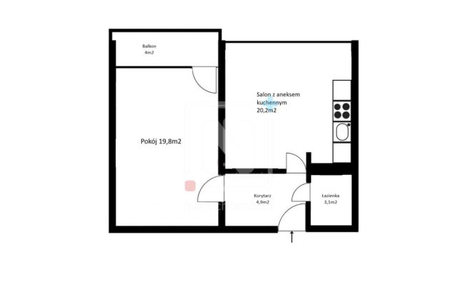 Mieszkanie 2-pokojowe Warszawa Praga-Południe, al. Stanów Zjednoczonych. Zdjęcie 7