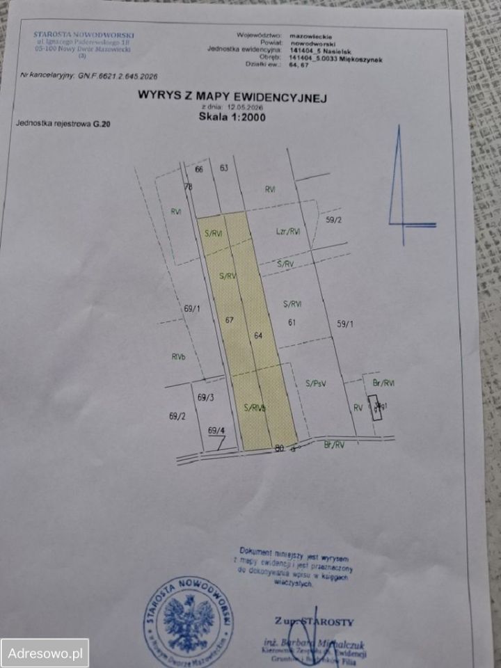 Działka siedliskowa Miękoszynek. Zdjęcie 2