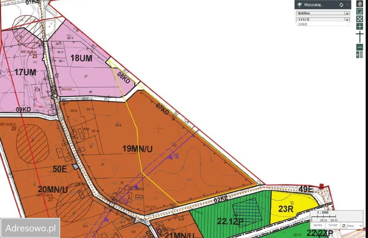 Działka inwestycyjna Reblino, ul. Długa. Zdjęcie 3