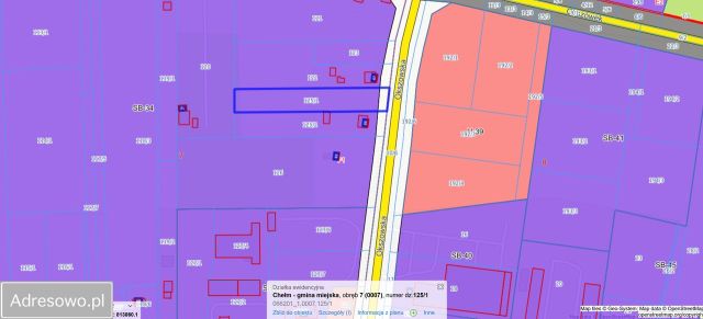 Działka inwestycyjna Chełm, ul. Okszowska. Zdjęcie 1