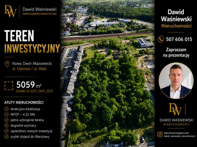 Działka Nowy Dwór Mazowiecki, ul. Dębowa. Zdjęcie 5