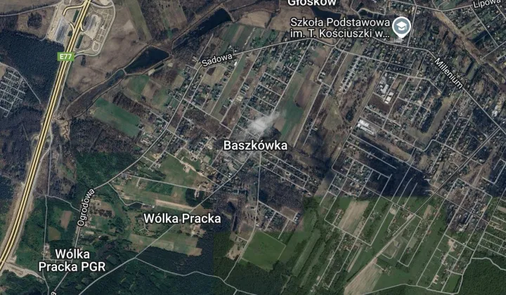 Działka budowlana Baszkówka