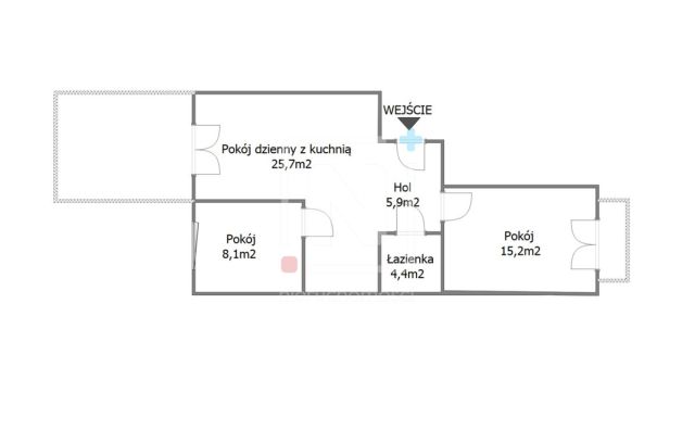Mieszkanie 3-pokojowe Łomianki. Zdjęcie 14