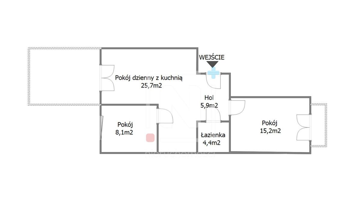 Mieszkanie 3-pokojowe Łomianki. Zdjęcie 14